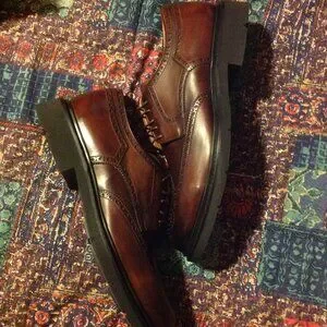 Magnanni Men\'s Brown Leather Oxford Dress Shoes - USA Size 11 - New in Box Magnanni Men main image 3